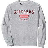 Rutgers University Scarlet Knights Established Date Sweatshirt