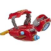 NERF Power Moves Marvel Avengers Iron Man Repulsor Blast Gauntlet NERF Dart-Launching Toy for Kids Roleplay, Toys for Kids Ages 5 and Up
