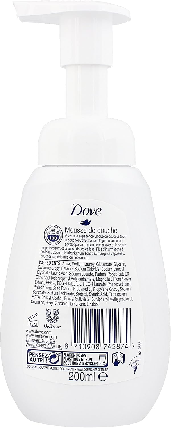 Dove Caresse Shower Foam, 200 ml, other, 200 ml (Pack of 1) - Image 5