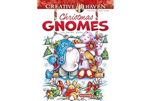 Creative Haven Christmas Gnomes Coloring Book