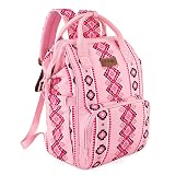 Montana West Wrangler Callie Diaper Bag Backpack with Stroller Straps Multifunction Baby Travel Bag WG2204-9110PK