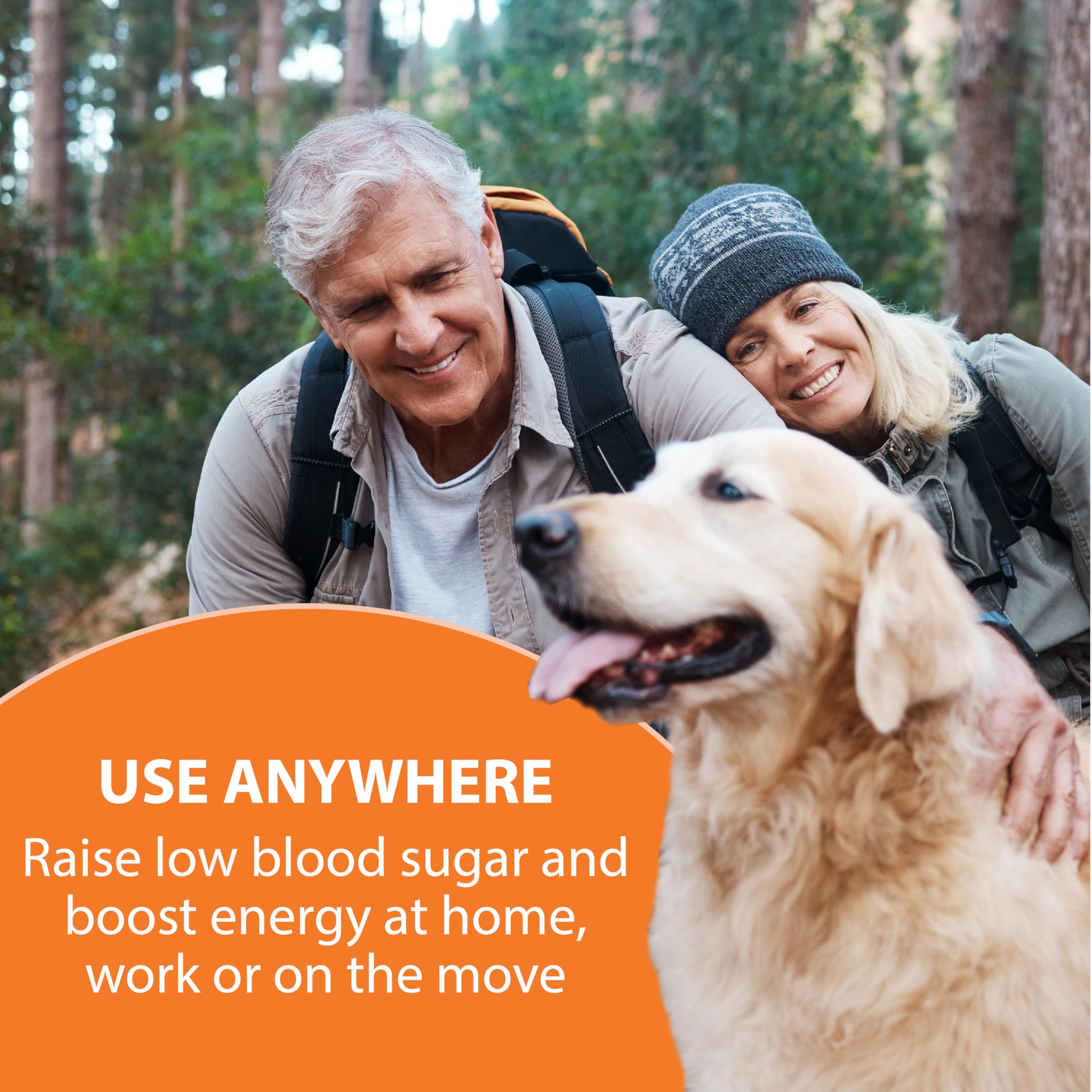 TRUEplus Glucose Tablets, Orange Flavor - 6X 10ct Tubes