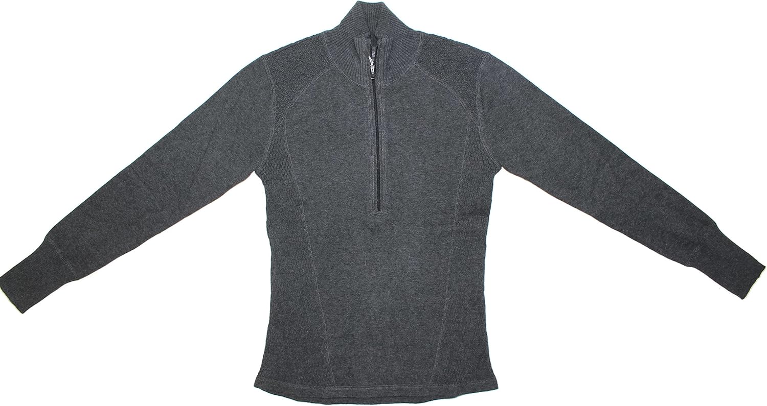 Amazon.com: Eddie Bauer Ladies Half Zip Pullover (S, Gray): Clothing