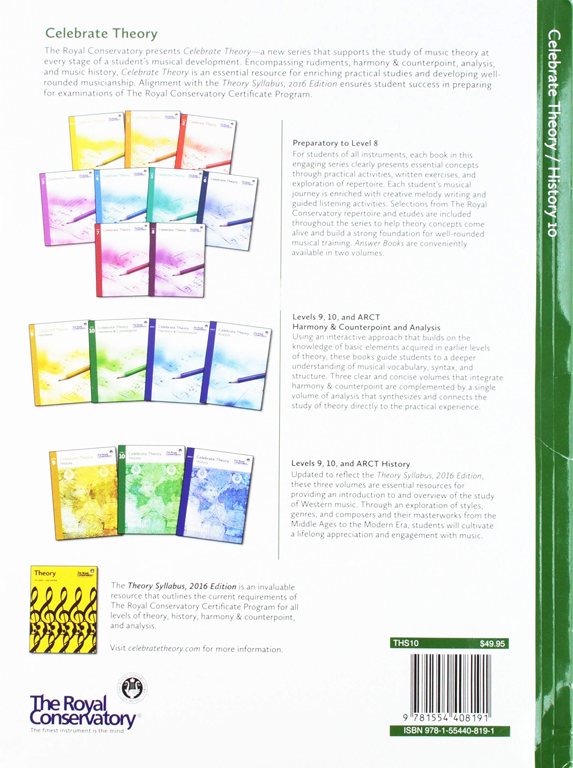 Ths10 Celebrate Theory 10 History The Royal Conservatory - 