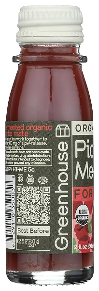 GREENHOUSE ORGANIC PICK ME UP SHOT, 2 FZ