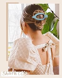 French Flat Hair Clips for Women - 6Pcs Flat Hair