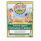 Earth's Best Organic Whole Grain Oatmeal Cereal, 8