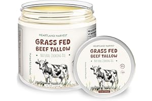 Pure Canadian Beef Tallow | Premium Cooking Fat for High-Heat Frying, Roasting & Flavorful Baking Recipes | Product of Canada