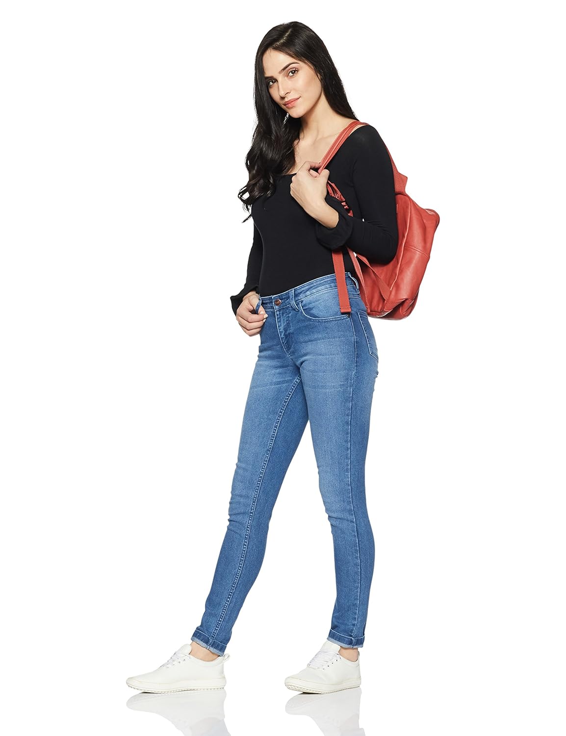 cherokee women's straight fit jeans