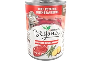 Purina Beyond Beef, Potato, and Green Bean Grain Free Wet Dog Food Natural Pate with Added Vitamins and Minerals - (Pack of 12) 13 oz. Cans