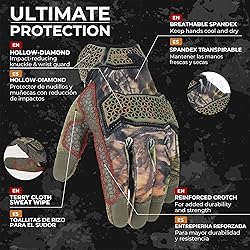 HANDLANDY Utility Mechanics Work Gloves with