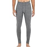 MERIGREENY 100% Merino Wool Mens Base Layer Bottom, Temperature-Regulating Thermal Underwear Pants