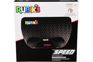 Rubik’s Cube, Speed Timer & Mat, Ergonomic Display Device & Precision Timing Mat for Competitive Speedcubing Brain Teaser Puz