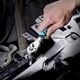 DURATECH 1/4 In Ratchet Handle 90 Teeth Reversible 4° Chrome Vanadium view 9