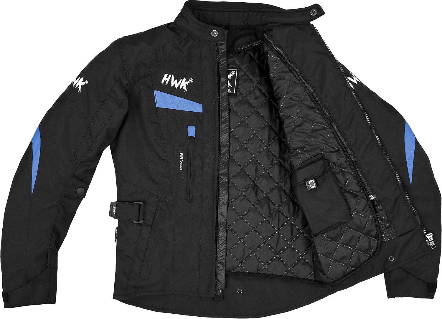 Women's Motorcycle Jacket For Women Stunt Adventure Waterproof Rain Jackets CE Armored Stella (Sky Blue, XL): Automotive