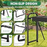 Onadak Heavy Duty Garden Kneeler & Seat 400lbs Support Legs Foldable view 4