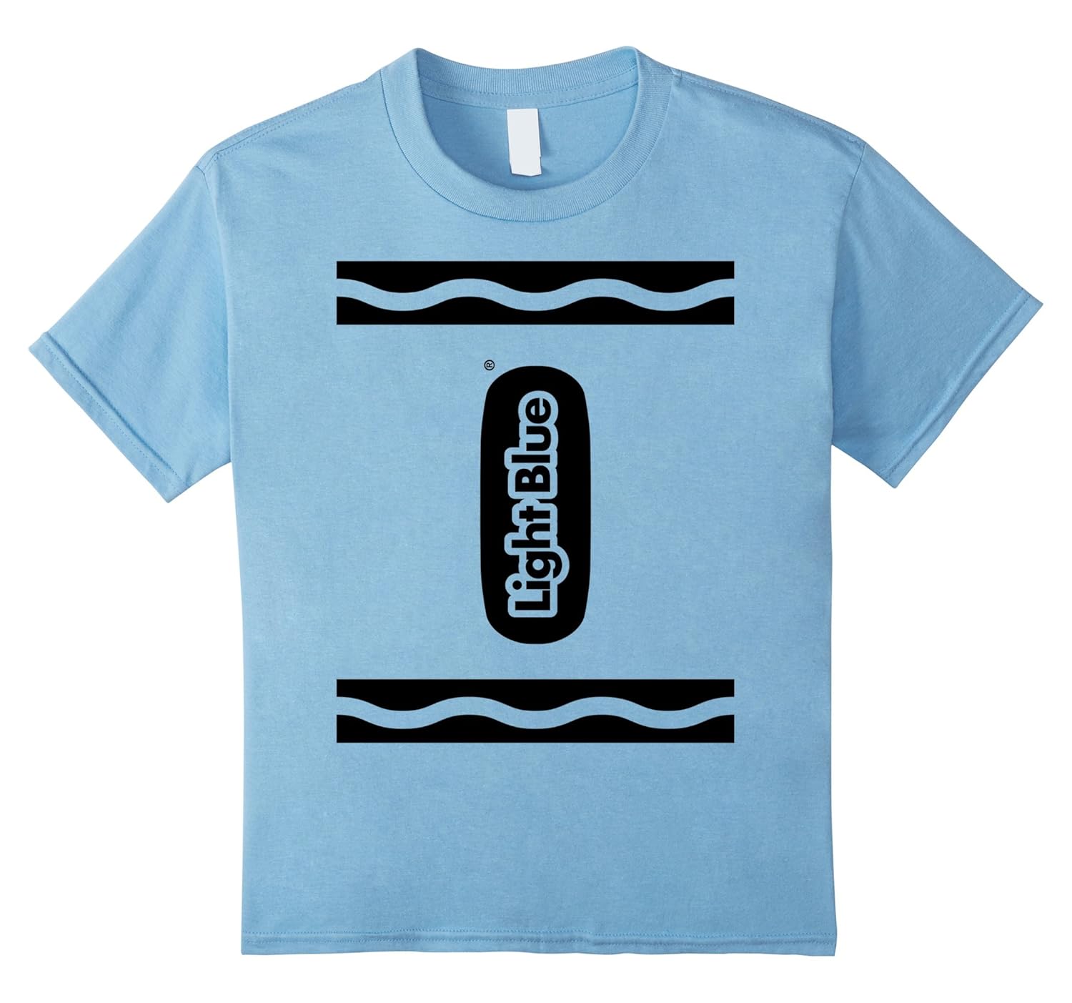 LIGHT BLUE Crayon Halloween Costume T shirt Matching Shirts4LVS