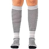 CloudCotton Compression Socks - Black/Grey