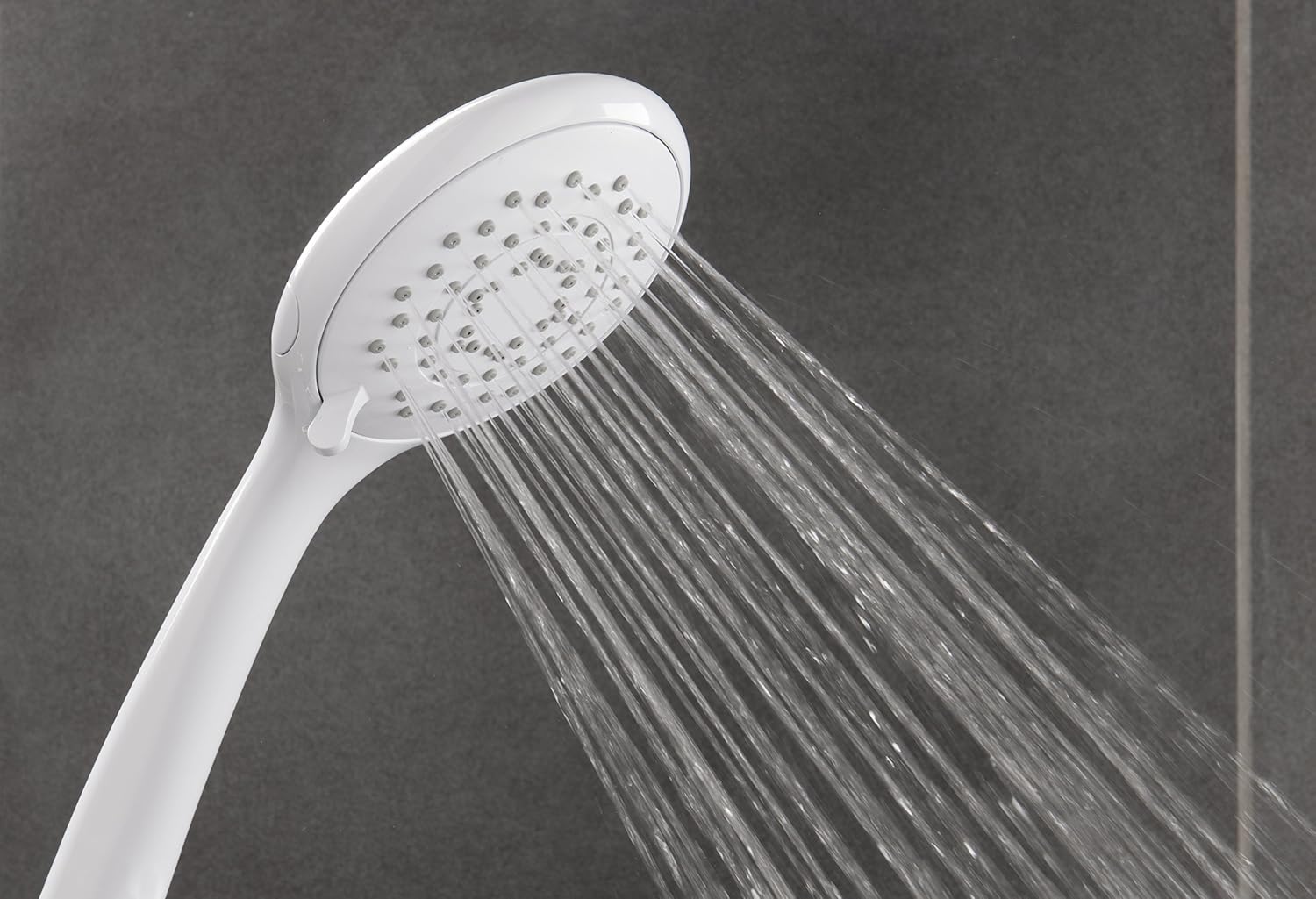 Triton 5 Position Shower Head White Different Spray Patterns eBay