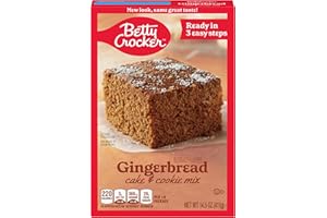 SAODSAUH Betty Crocker, Gingerbread Cake & Cookie Mix, 14.5-Ounce Box (Pack of 4) by Betty Crocker