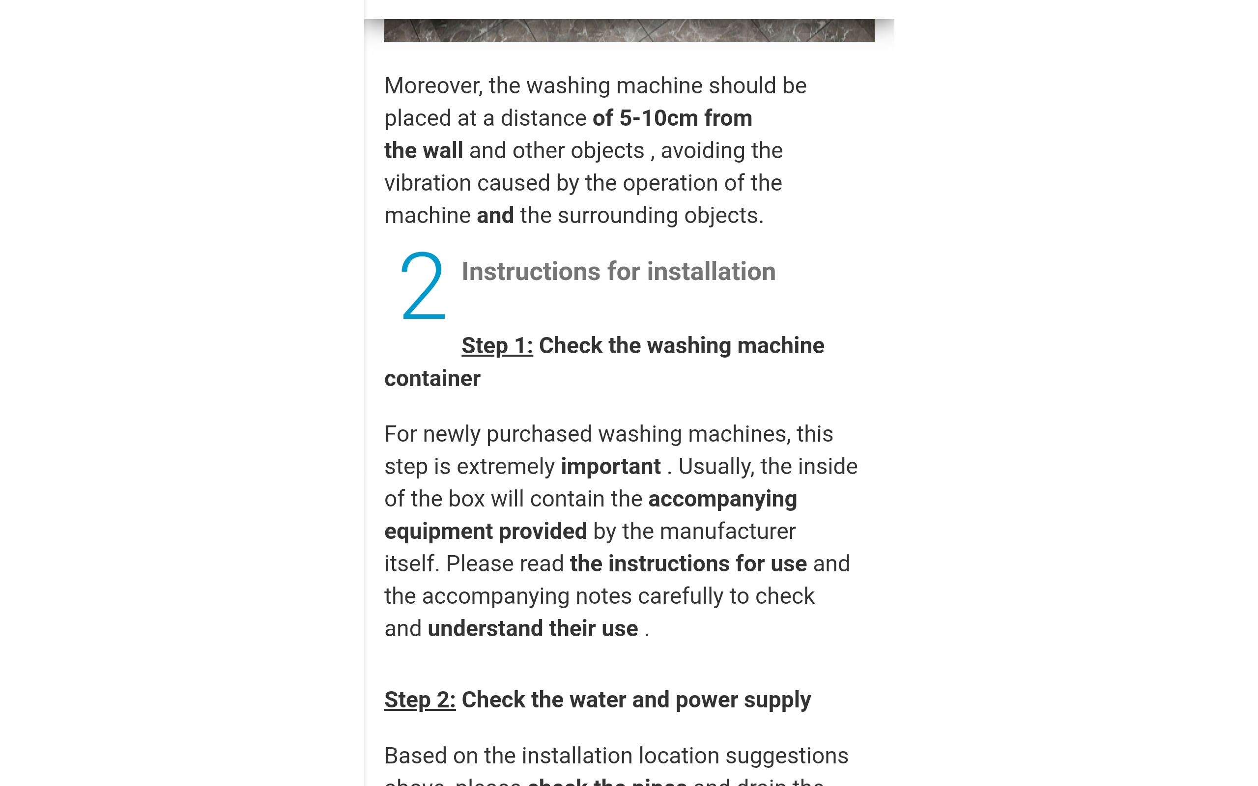 GUIDE ON HOW TO PROPERLY INSTALL A WASHING MACHINE AT HOME Amazon it