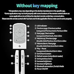 Bluetooth Remote Control Page Turner Clicker for
