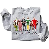 ElixirStreet Christmas Movie Sweatshirt, Movies Characters Shirt, Holiday T-shirt, Vintage Sweater, Winter Hoodie, Friend Trip Multicolor