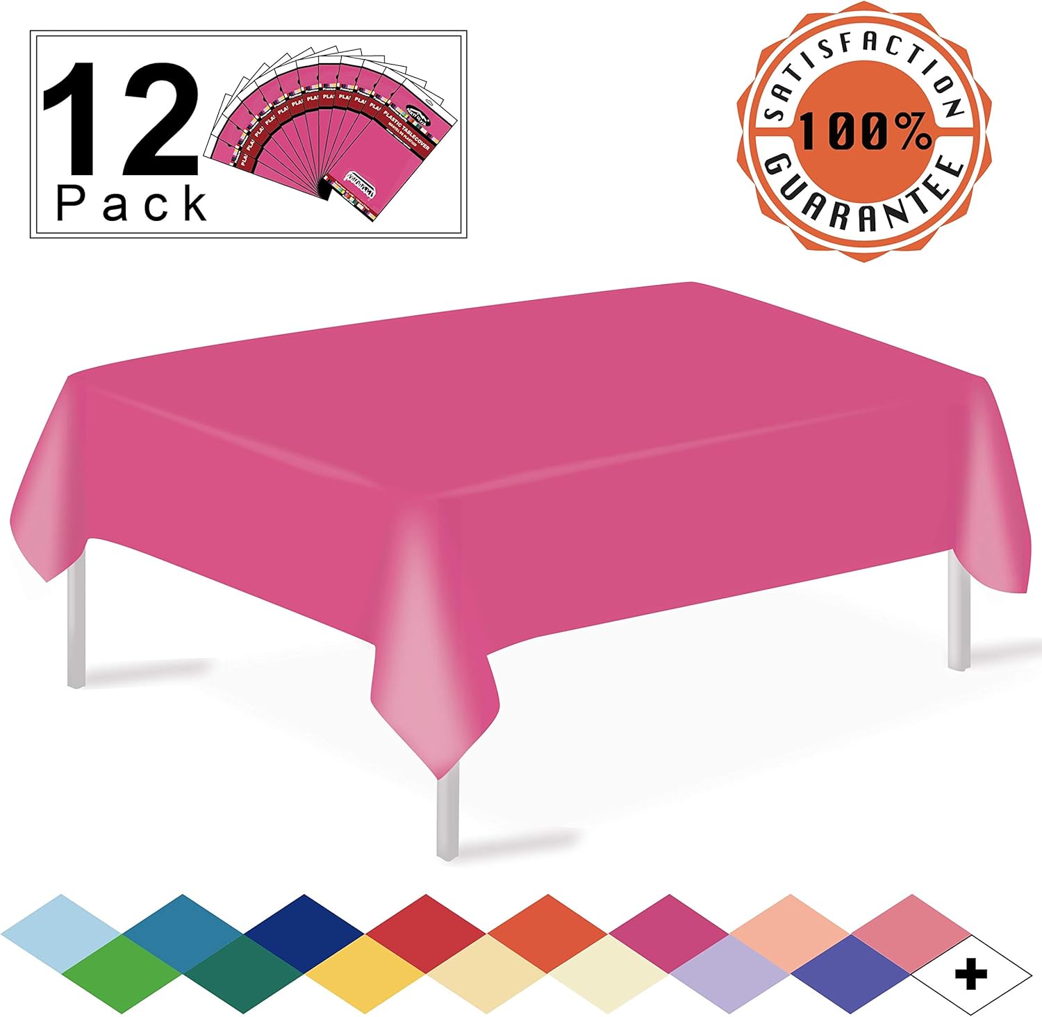 Best table cloth for party neon pink