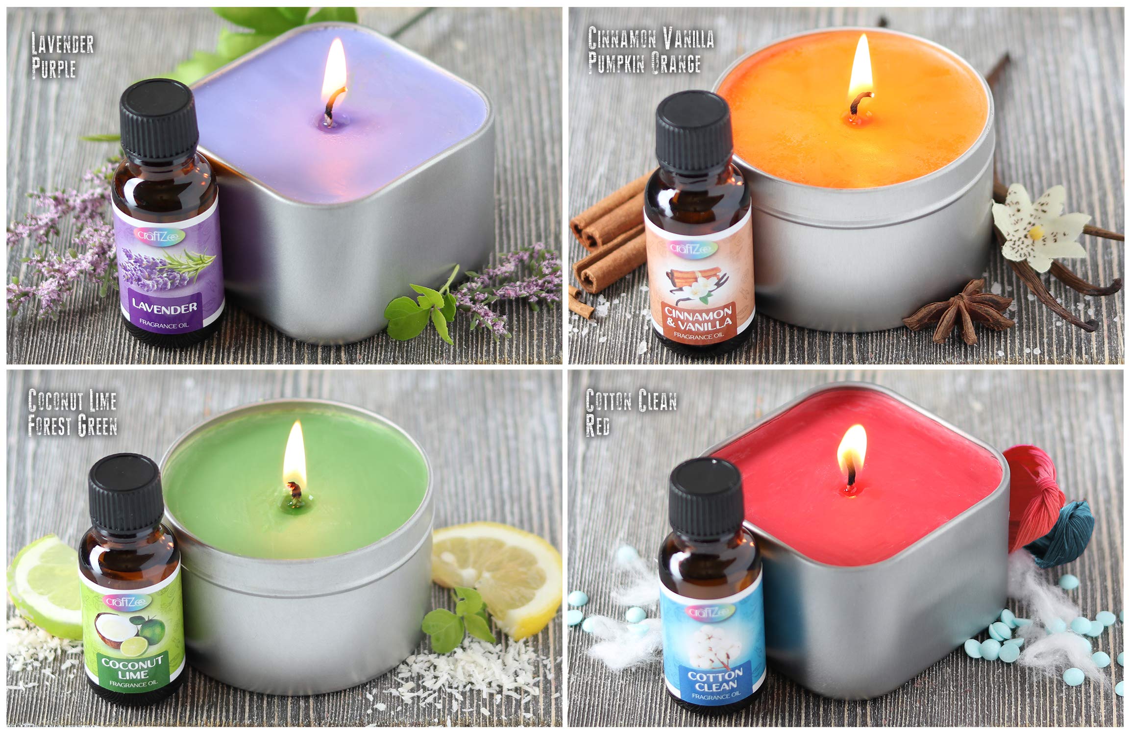 Complete DIY Candle Making Kit Supplies By CraftZee Create Large 