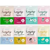 FACETORY K Beauty Face Mask Skin Care - EVERYDAY 8 COLLECTION Sheet Mask Set (16 pc) | Natural Premium Korean Face Mask For All Skin Types - No Sulfates No Parabens