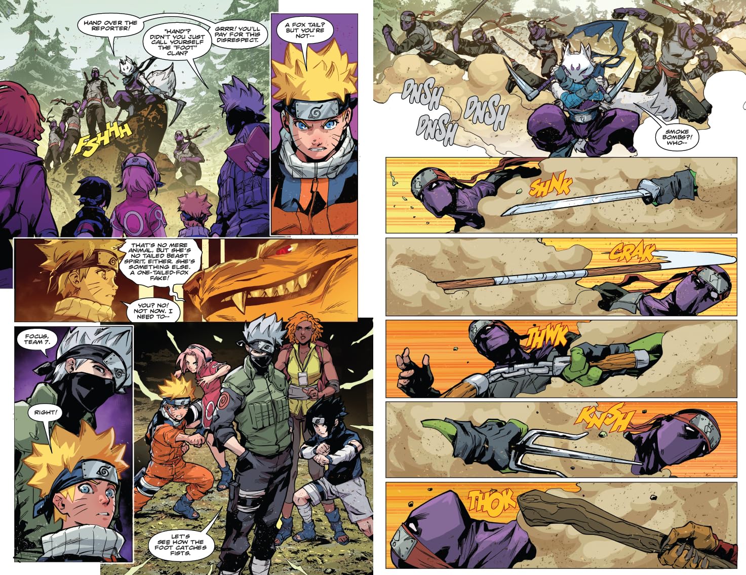 Teenage Mutant Ninja Turtles x Naruto