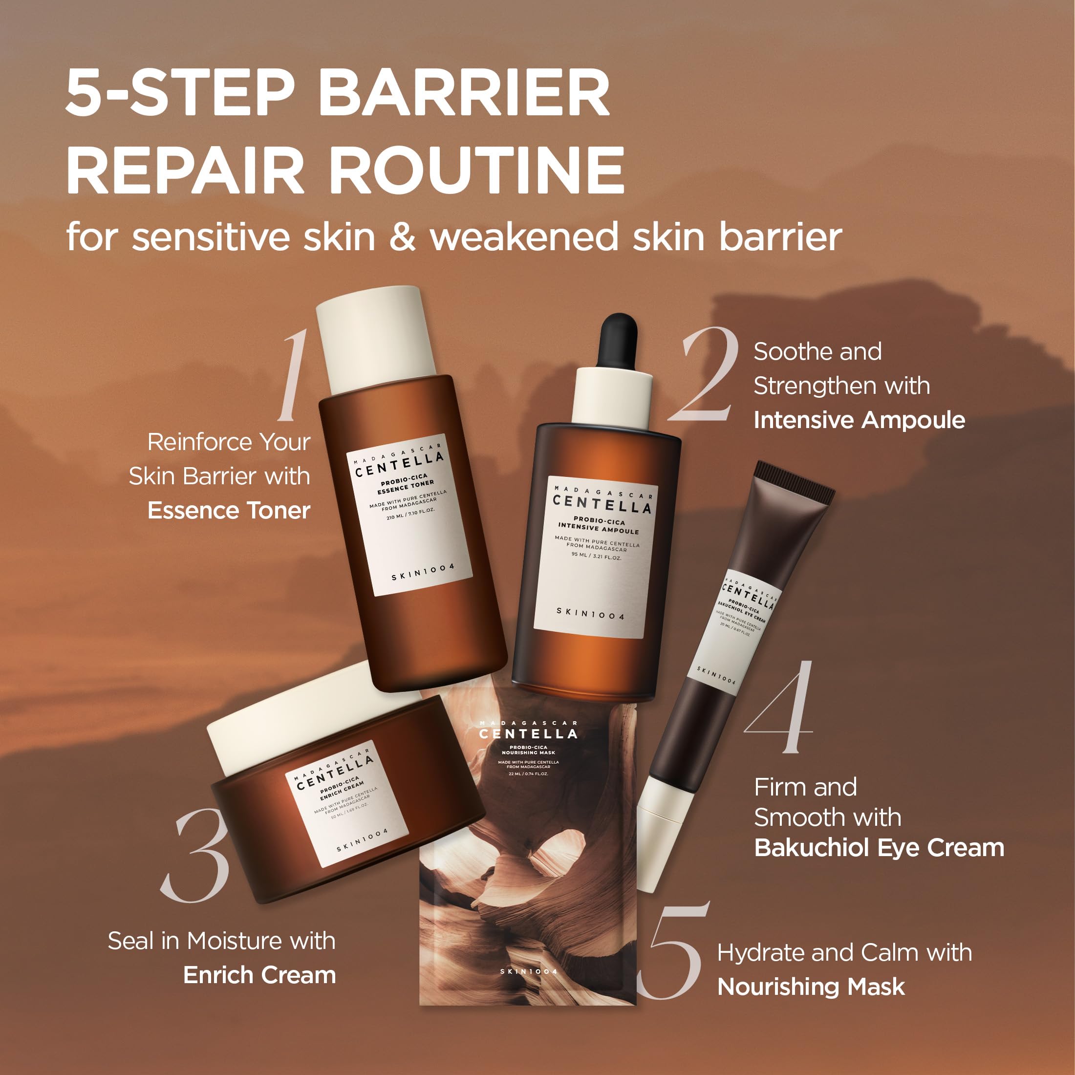 SKIN1004 Centella Probio-Cica Bakuchiol Eye Cream 0.68 fl.oz, 20ml, Korean Eye Cream with Bakuchiol & Centella, Hydrating Eye Treatment for Eye Area Care, Retinol Alternative, Vegan, Korean Skin Care