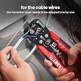 KAIWEETS 3 in 1 Wire Strippers Crimpers AWG 10-22 SK5 Cutter view 5