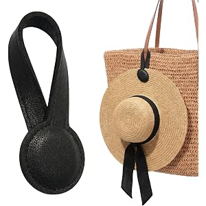 Lanjiesh Magnetic Hat Clip for Travel on Bag, Magnetic Strap for Tote Bags, Purses, Backpacks, Luggage, Beach Accessories and