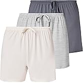 Women's 3 Pack Boxer Pajama Shorts Womens Sleep Lounge Short’s, Casual Yummy PJ Short for Women (Avail in Plus Size)