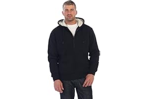 Gioberti Men's Soft Heavyweight Sherpa Lined Fleece Hoodie Jacket