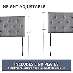 Howjoe Linen Upholstered Headboard Queen