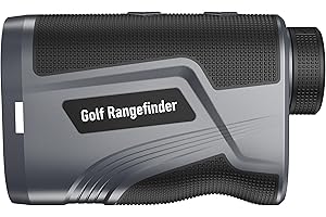 DONOSEN Golf Range Finder with Slope, 700Yards Laser Rangefinder, 6X Magnification, Rechargeable, Flagpole Lock Vibration, Magnetic Strip, Men's Golf & Hunting Gift with Bag