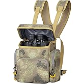 OCKLILY Binocular Harness Chest Pack - Lightweight Binocular Case with Rangefinder Pouch & Waterproof Rain Cover - for Hunting, Birdwatching, and Hiking