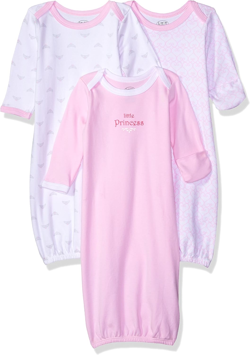 Luvable Friends baby girls Cotton Nightgown, Dreamer, 0-6 Months US: Clothing