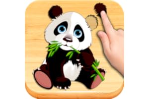 Kids Puzzles, Funny Animals #2 (full game without ads). Amazing kids puzzles with funny zoo and safari animals.