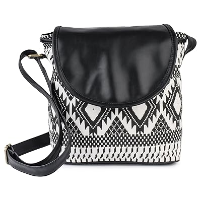 Lychee Bags Canvas/PU Amie Sling Bag for Girls