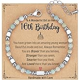 AryaHozel 4mm Gemstone Birthday Bracelets for Women,10th to 60th Birthday Gifts for Women, Friend, Sister, Daughter, Mom, Grandma...