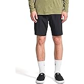 Volcom Men's Stones 18" Elastic Waist Hybrid Shorts – Quick-Dry Stretch Fabric Drawstring Mesh Pockets