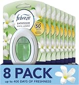 Febreze Bathroom Odour Fighter White Jasmine 8 Items Odour Eliminator