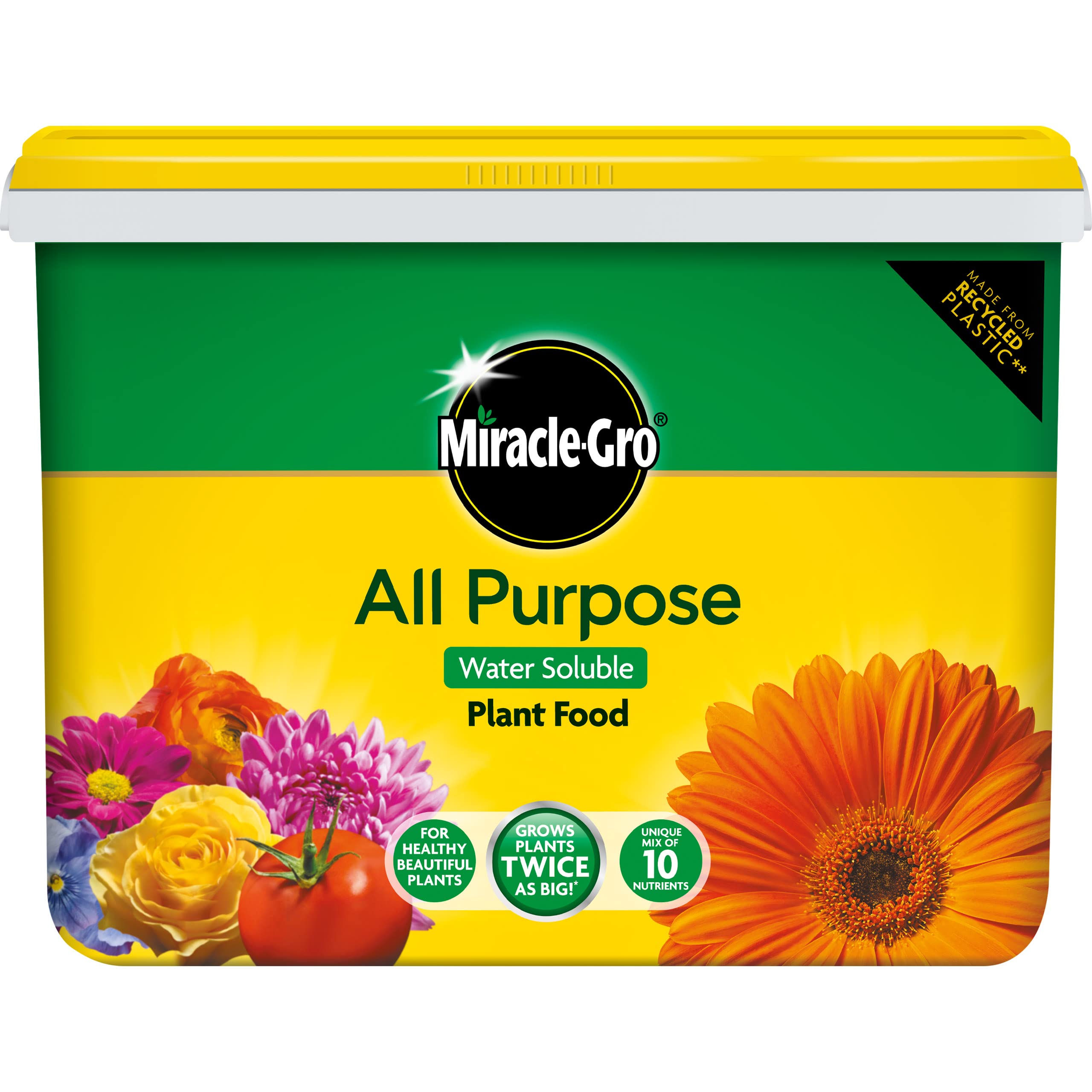 Miracle-Gro All Purpose Water Soluble Plant Food Tub, 2 kg