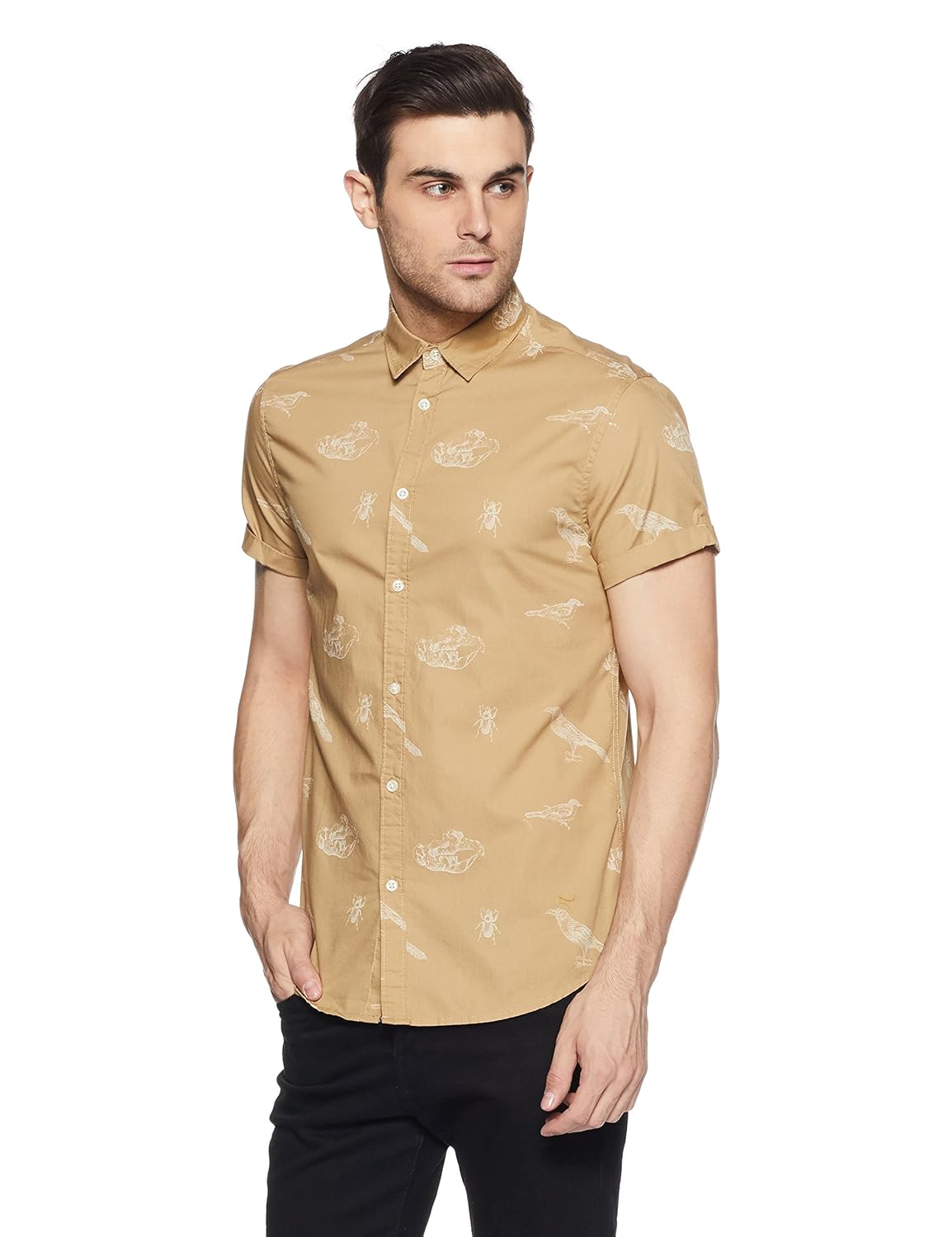 jack & jones men's casual shirt