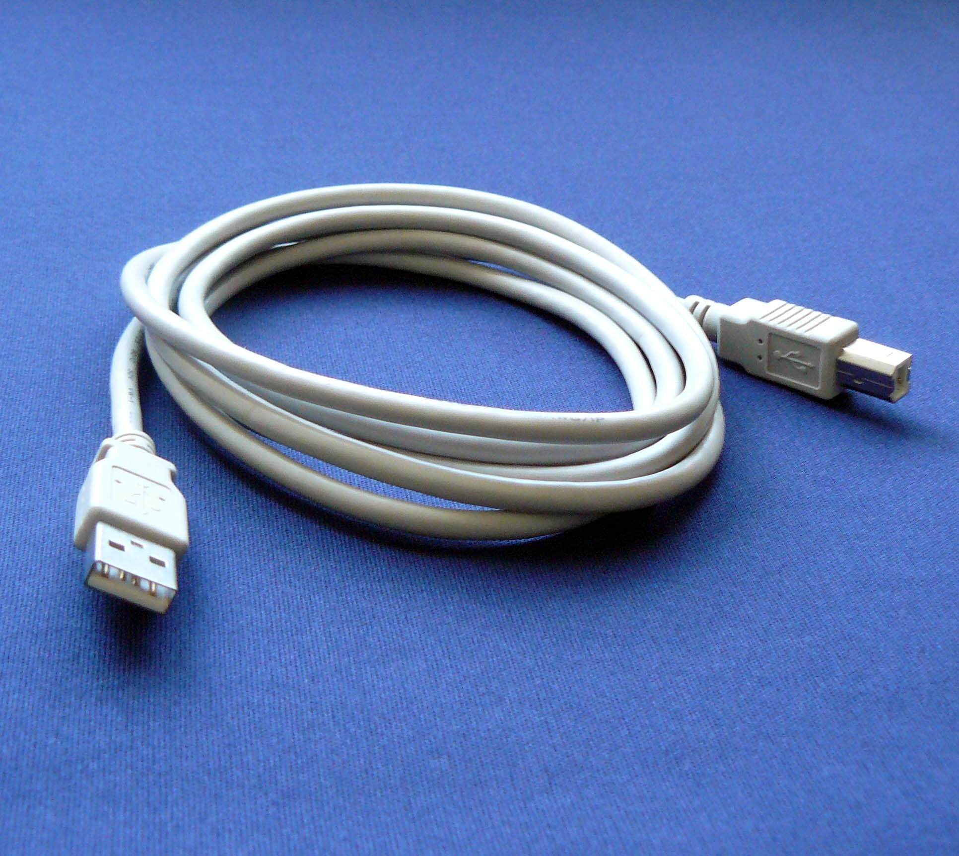 Epson Perfection V500 Photo Scanner Compatible USB 2.0 Cable Cord for PC, Notebook, MacBook - 6 feet White - Bargains Depot