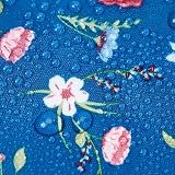 ECO CHIC Lightweight Foldable Insulated Lunch Bag Floral Navy view 7