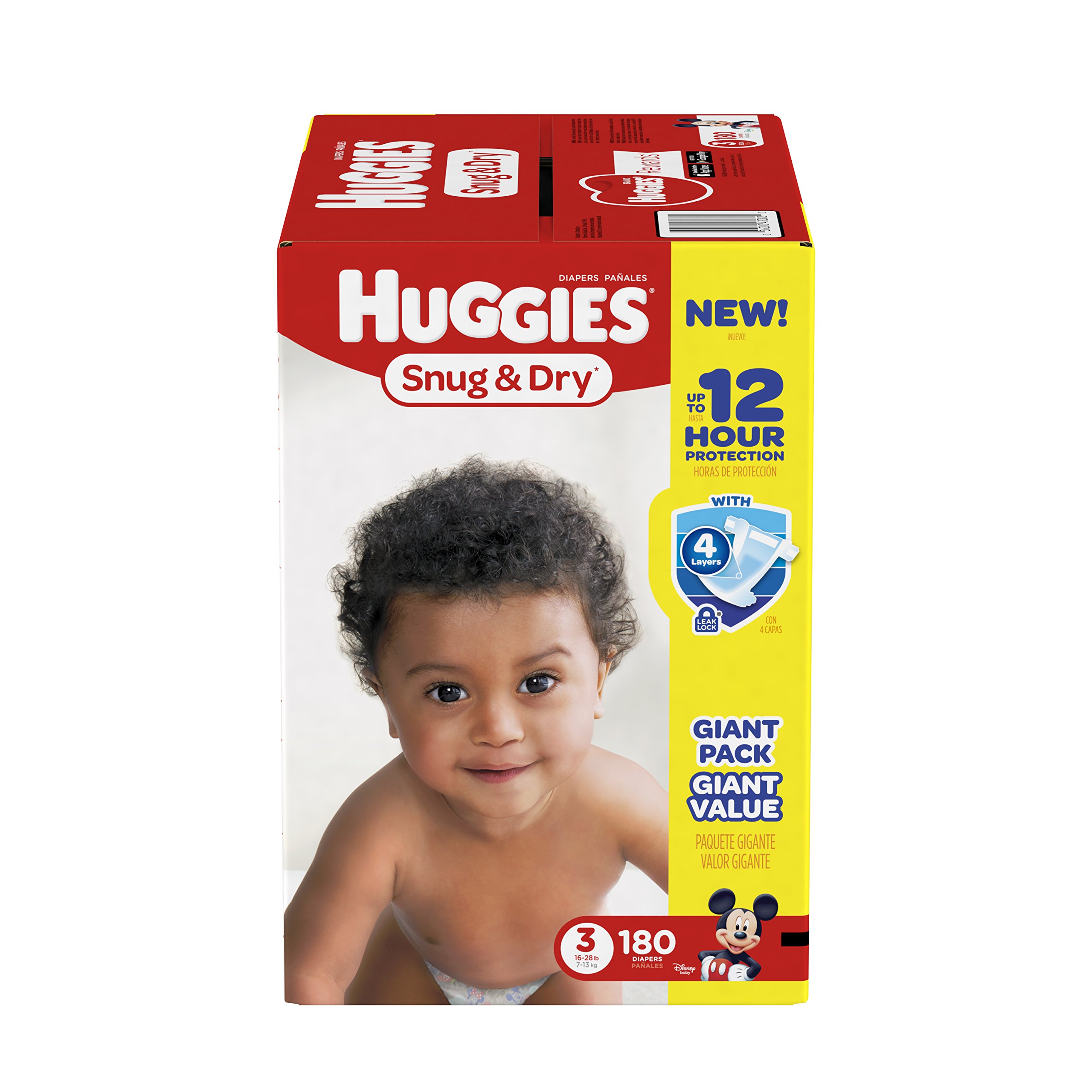 Huggies Snug and Dry Diapers Size 3 180 Count Free Shipping eBay